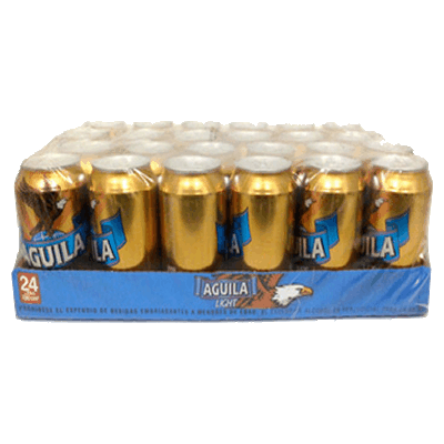 CERVEZA AGUILA LIGH LATA PACA X 24 355 ML