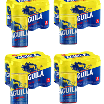 CERVEZA AGUILA LATA PACA X 24  355 ML